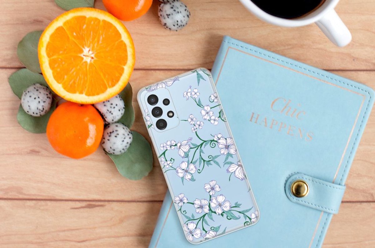 Samsung Galaxy A13 4G Uniek TPU Case Blossom White
