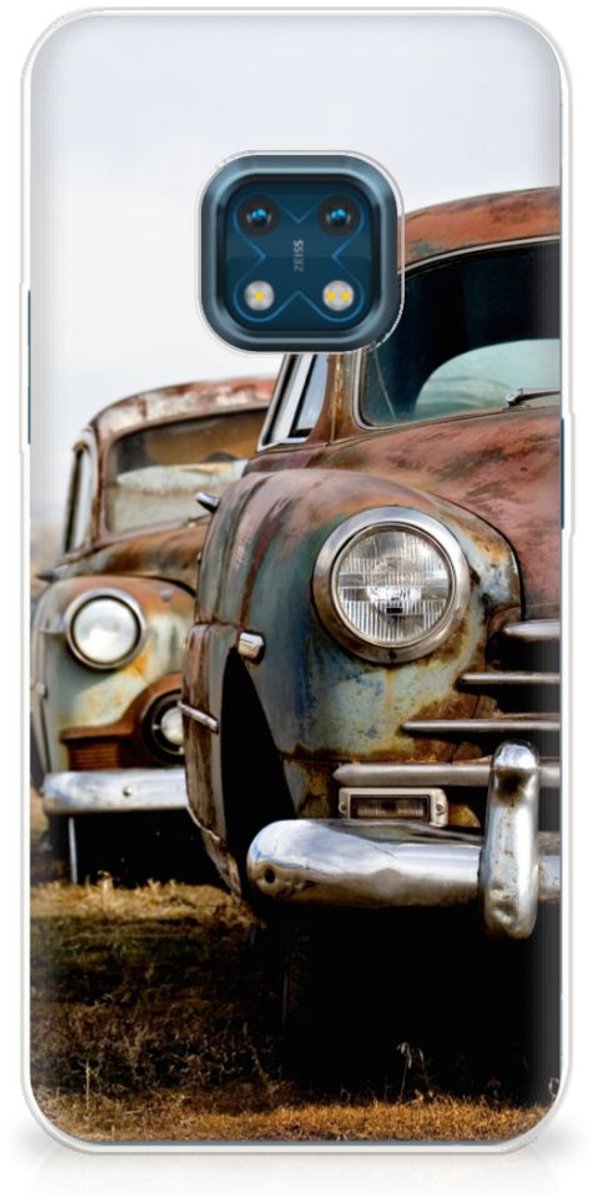 Nokia XR20 Siliconen Hoesje met foto Vintage Auto