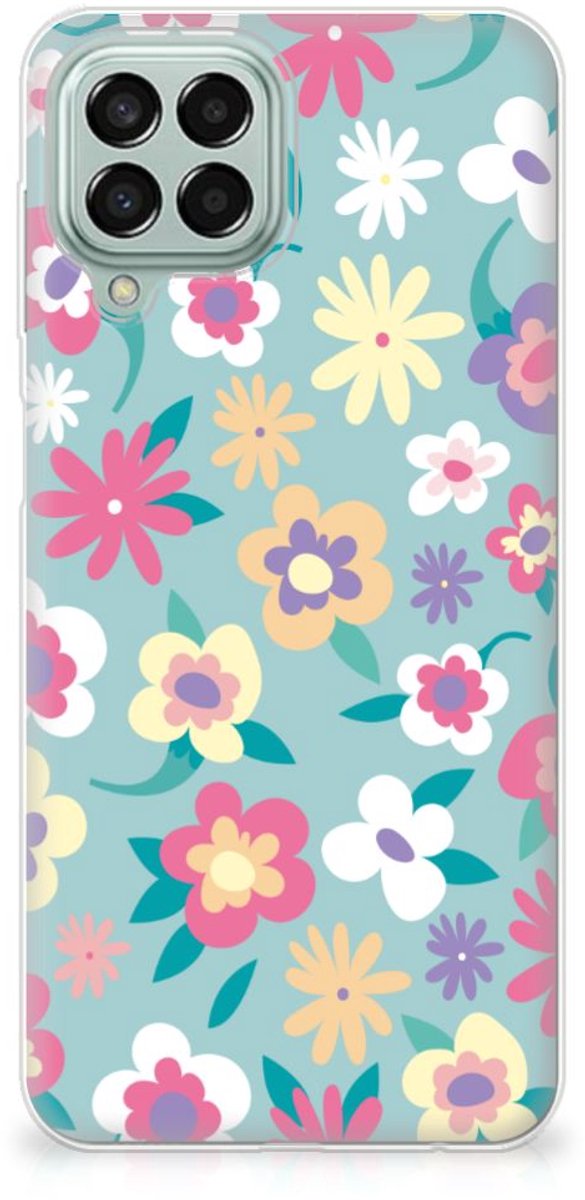 Samsung Galaxy M33 TPU Case Flower Power