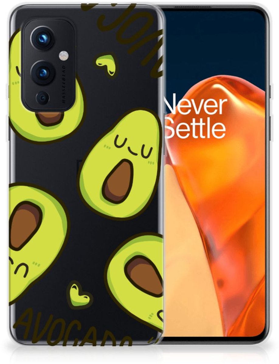 OnePlus 9 Telefoonhoesje met Naam Avocado Singing