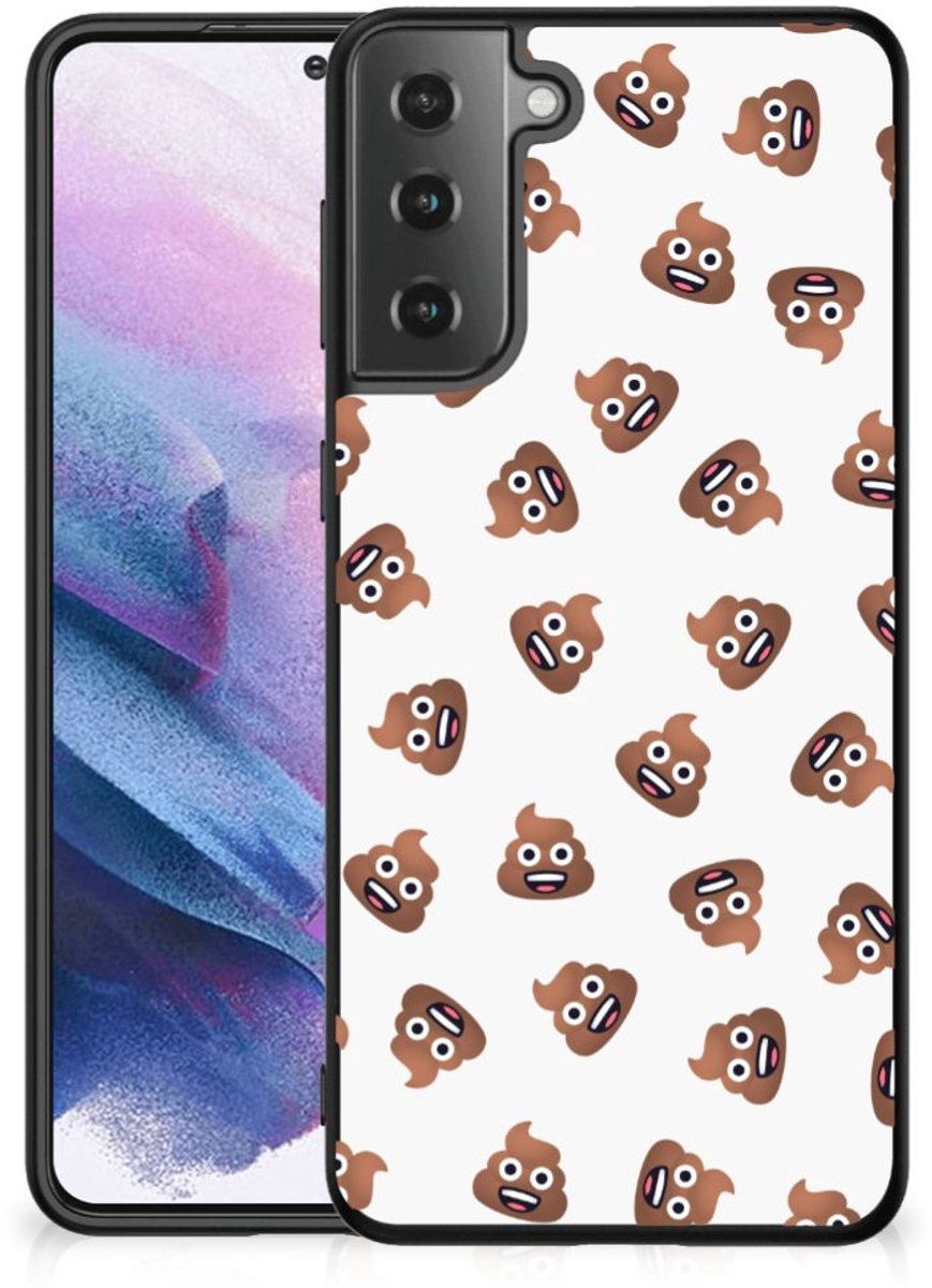 Back Case voor Samsung Galaxy S21 Plus Poep Emojis