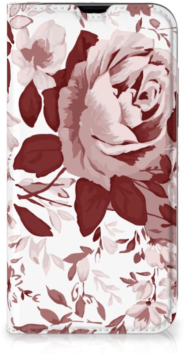 Bookcase iPhone 13 Watercolor Flowers