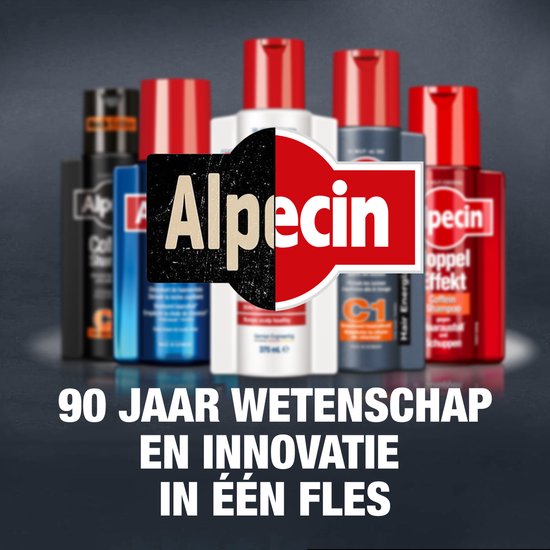 Alpecin Dandruff Killer Anti Roos Shampoo 3x 375ml | Effectief verwijdert en voorkomt roos | Haarverzorging voor mannen Made in Germany