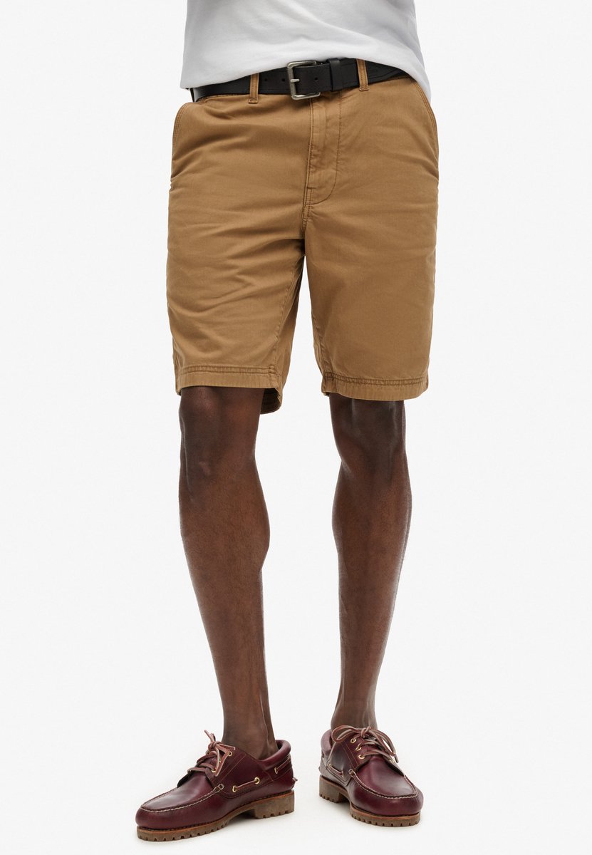 Superdry Vintage Officer Chino Shorts 28 Man Bruin