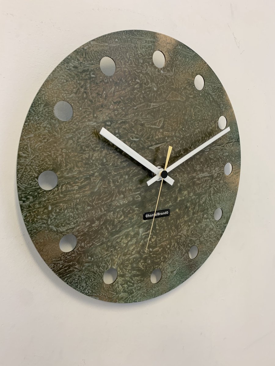 MOSACLOCK GREEN LABEL Wandklok Modern Industrieel Design