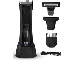 Revahs Bodygroomer Mannen - Body Heren - Trimmer Schaamstreek - Groomer Mannenbody - LCD Display & Travellock