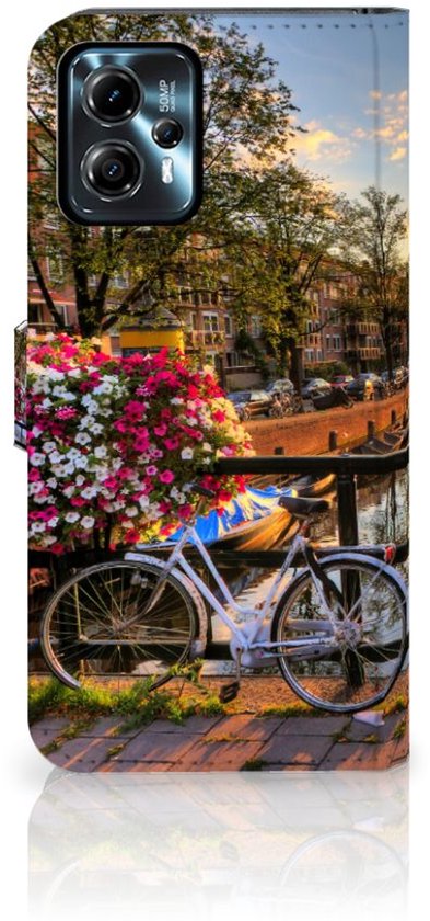 Protection Téléphone Motorola Moto G13 | G23 Portefeuille Les Canaux D'Amsterdam
