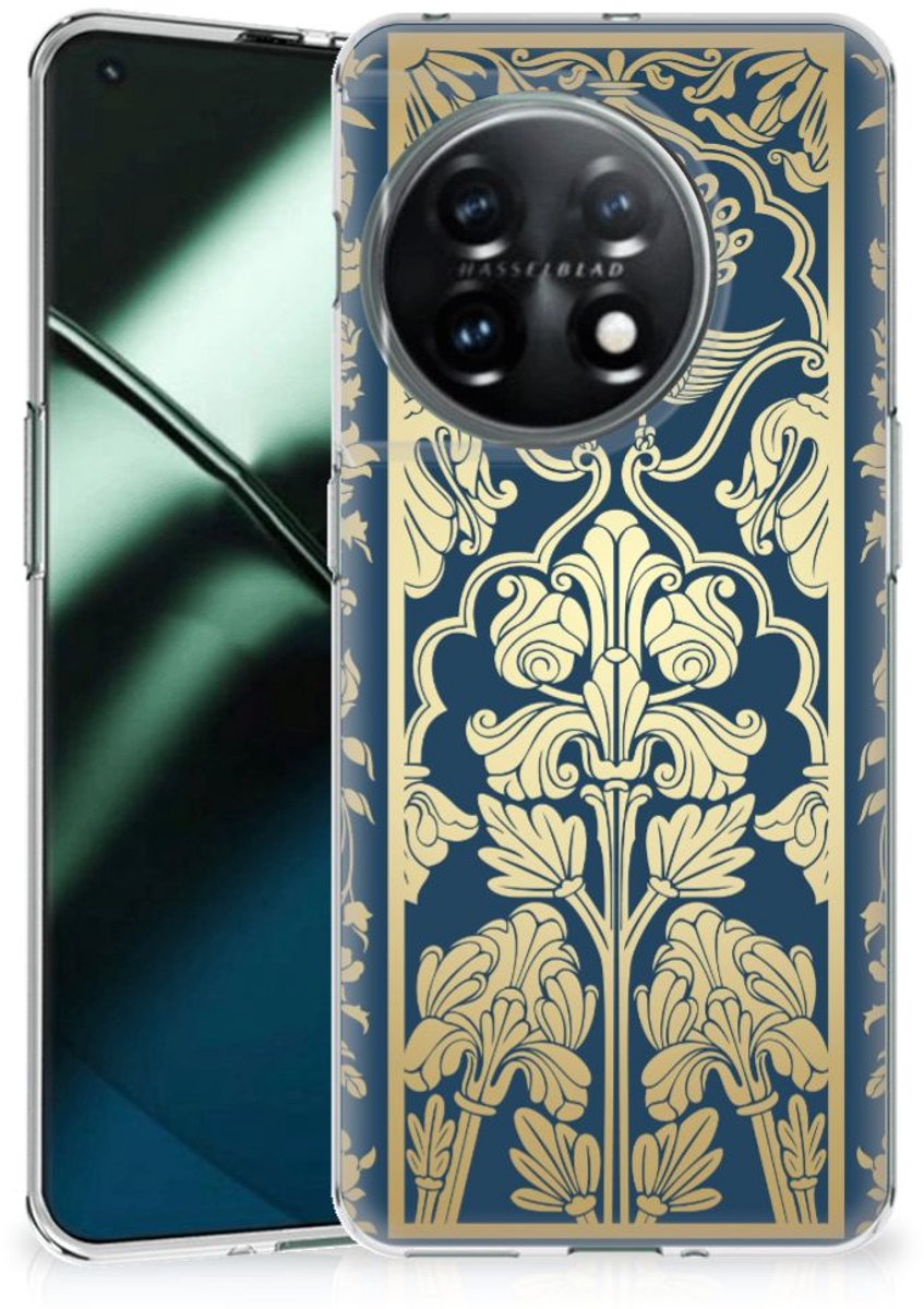 OnePlus 11 TPU Case Beige Flowers