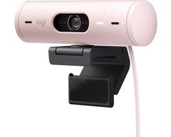 Logitech Brio 500 - Webcam - Full HD - 1080p/30fps - Rose