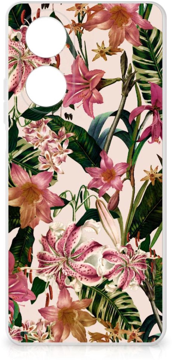 OPPO A58 4G TPU Case Flowers