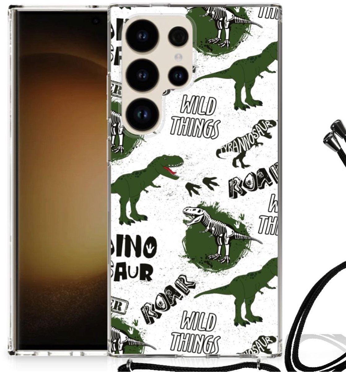 Case Anti-shock voor Samsung Galaxy S24 Ultra Dinosaurus