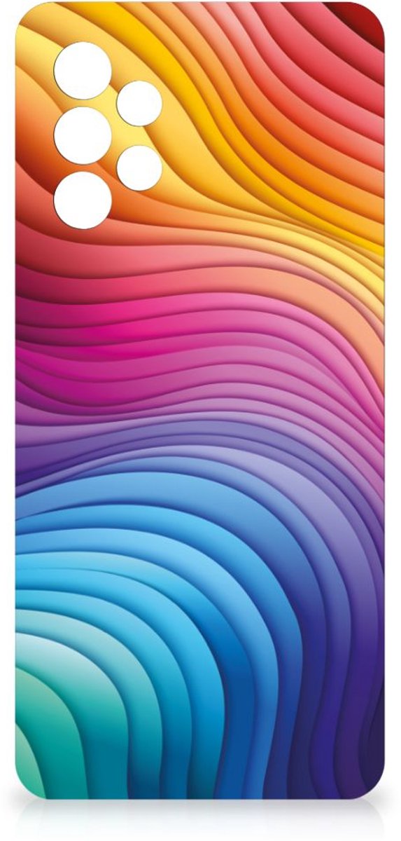 TPU Hoesje voor Samsung Galaxy A73 5G Regenboog
