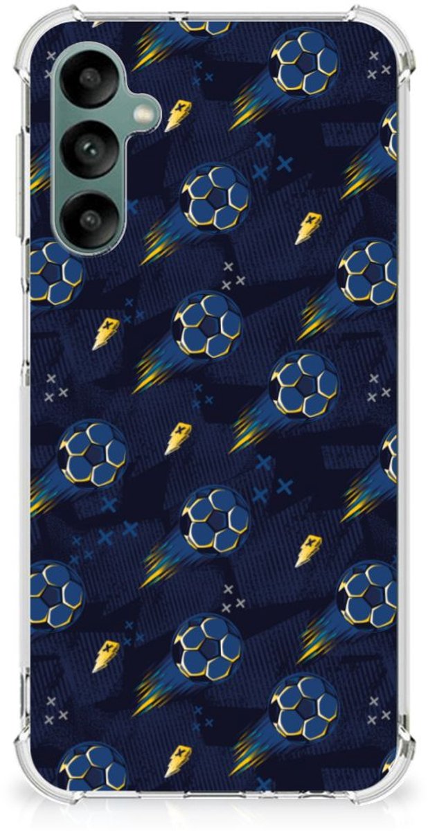 Doorzichtige Silicone Hoesje voor Samsung Galaxy A24 Voetbal