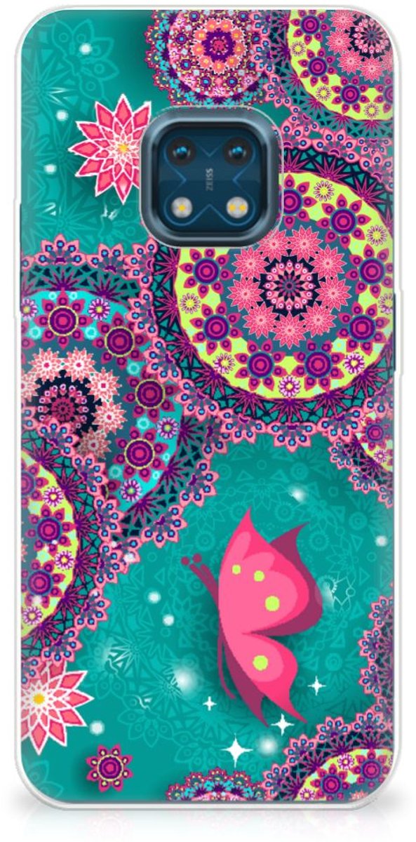 Nokia XR20 Hoesje maken Cirkels en Vlinders