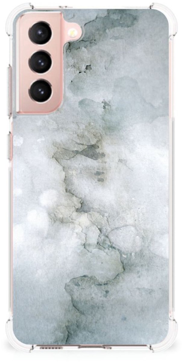 Back Cover Samsung Galaxy S21 FE Painting Grey