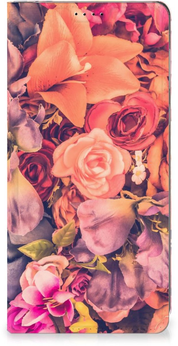 Motorola Edge 40 Neo Smart Cover Bosje Bloemen