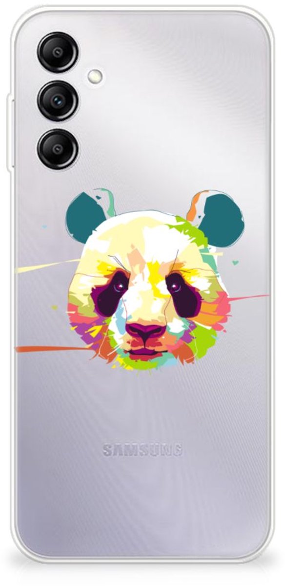 Samsung Galaxy A14 5G Telefoonhoesje met Naam Panda Color