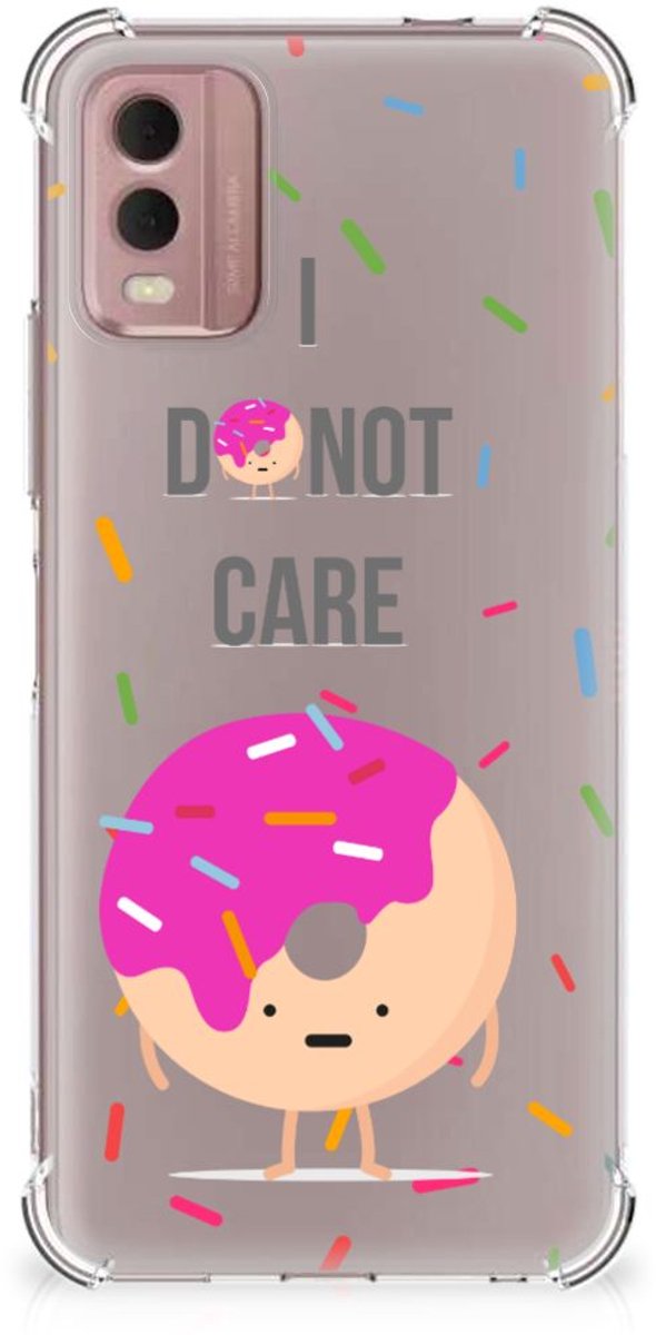 Nokia C32 Beschermhoes Donut Roze