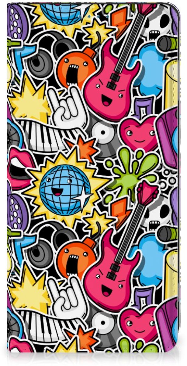 Motorola Moto G53 Hippe Standcase Punk Rock