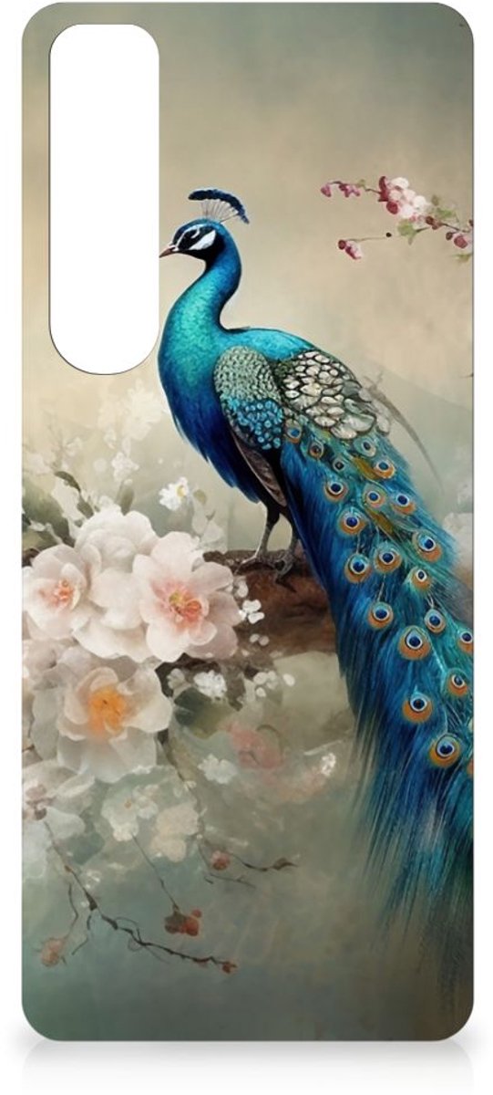 TPU Hoesje voor Sony Xperia 1 IV Vintage Pauwen