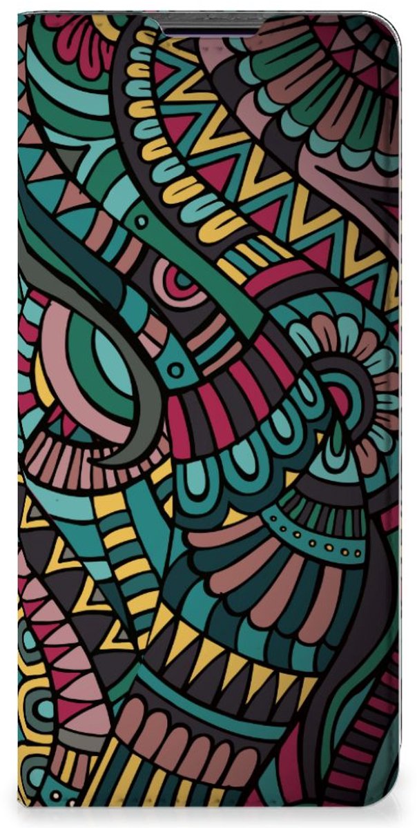 Motorola Edge 30 Pro Hoesje met Magneet Aztec