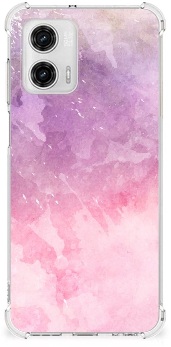 Back Cover Motorola Moto G73 Pink Purple Paint