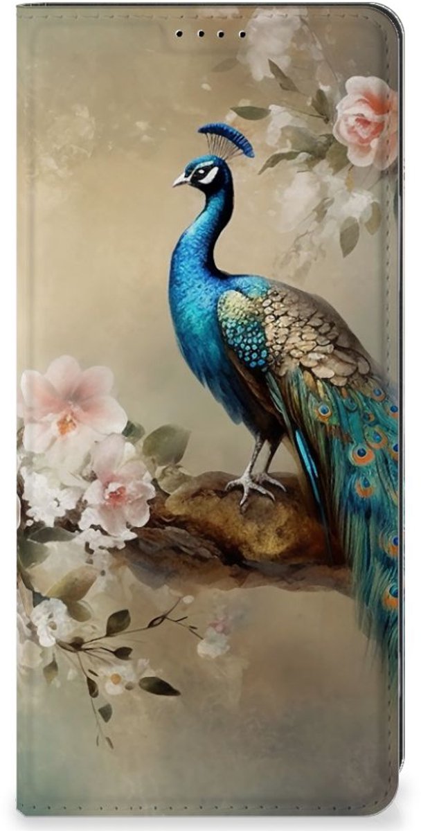Hoesje maken voor OPPO A58 4G Vintage Pauwen