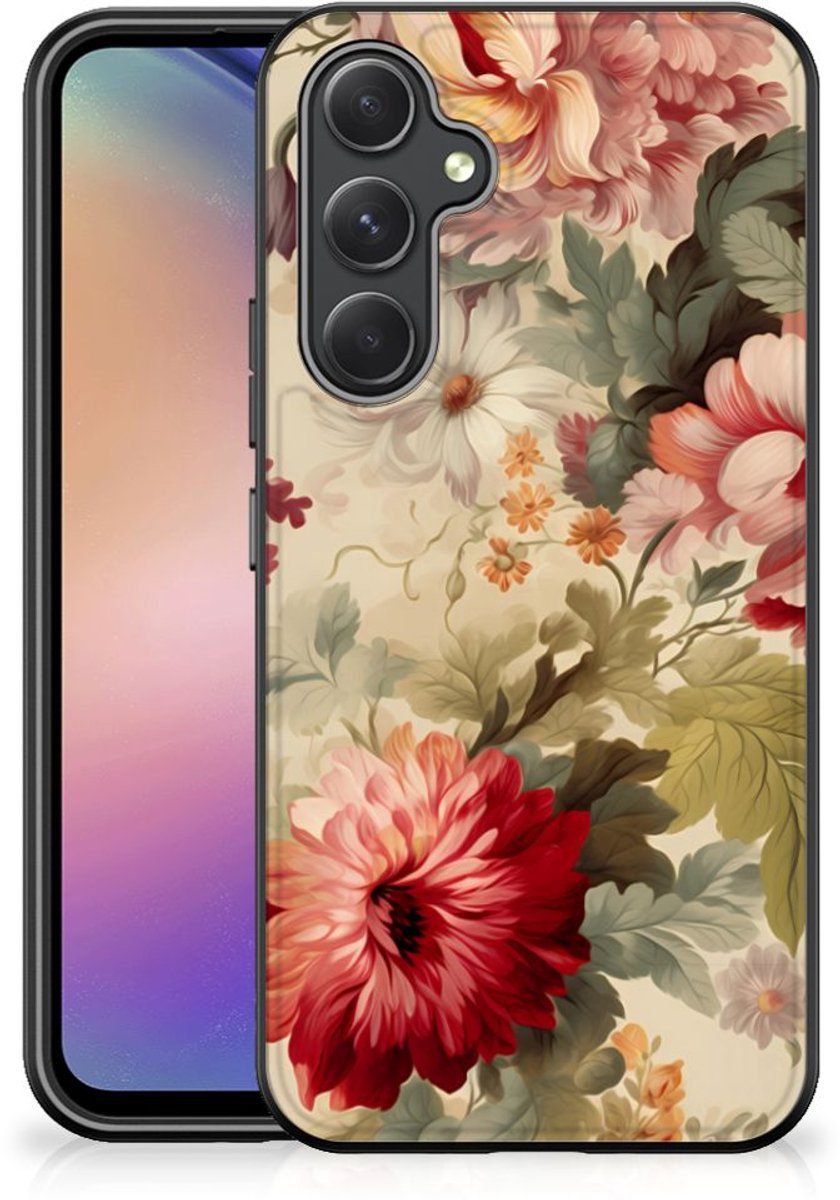 Bloemen Hoesje voor Samsung Galaxy A54 Bloemen
