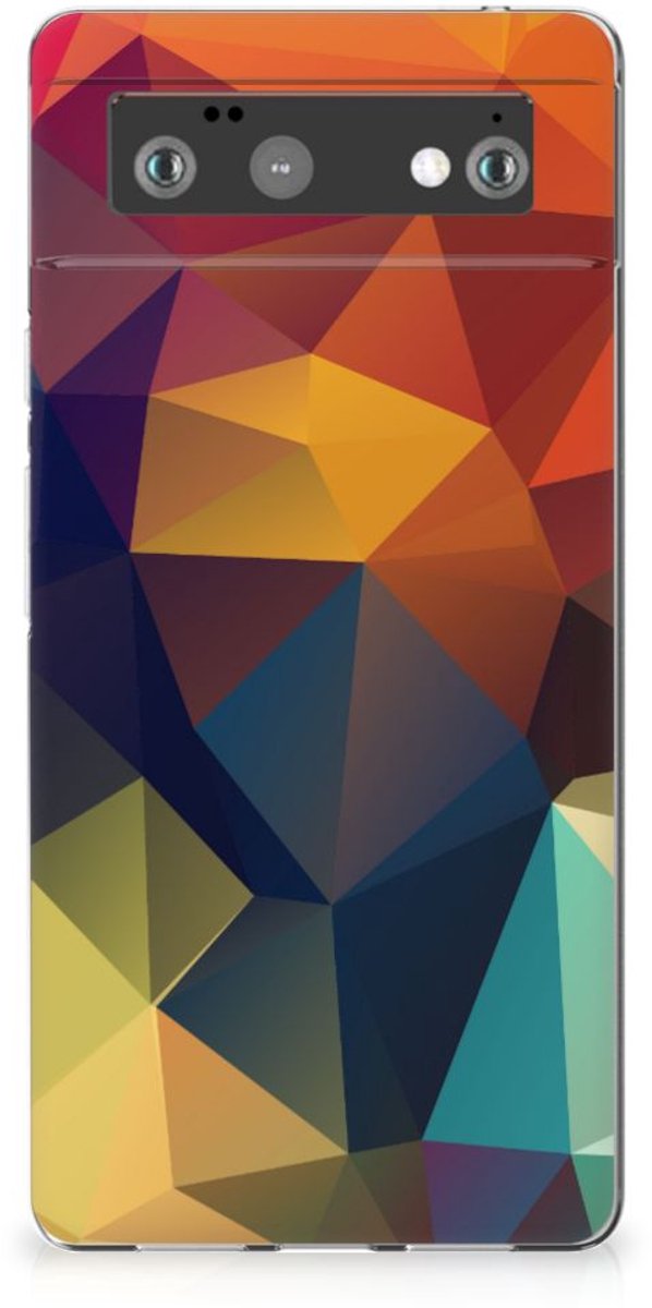 Google Pixel 6 TPU Hoesje Polygon Color