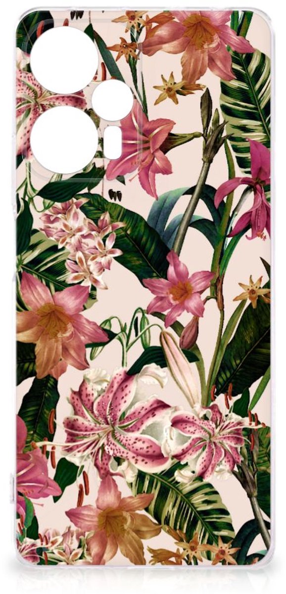 Xiaomi Poco F5 TPU Case Flowers