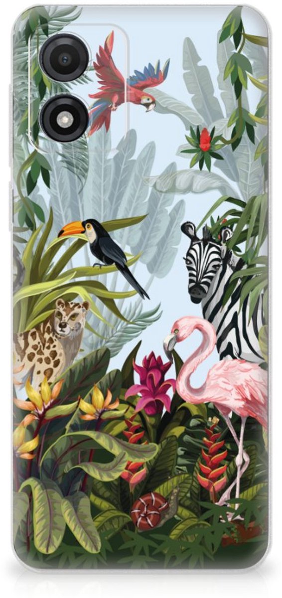 TPU Hoesje voor Motorola Moto E13 Jungle