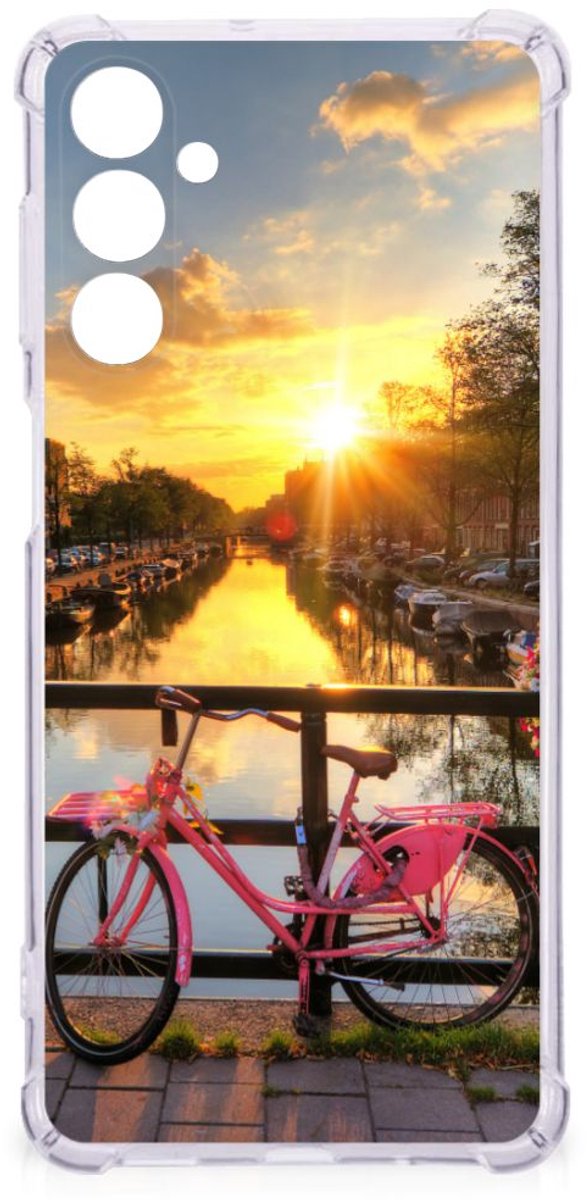 Samsung Galaxy M54 Telefoonhoesje met valbescherming Amsterdamse Grachten