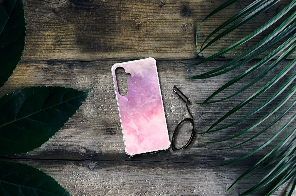 Back Cover Samsung Galaxy S24 Plus Pink Purple Paint