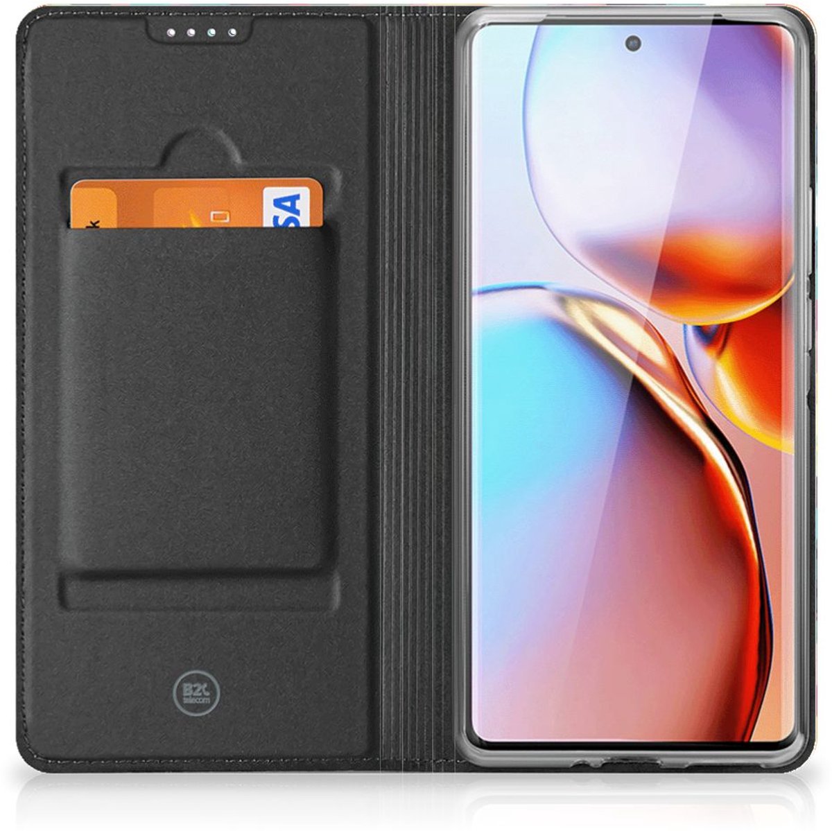 Motorola Edge 40 Pro Hoesje met Magneet Geruit