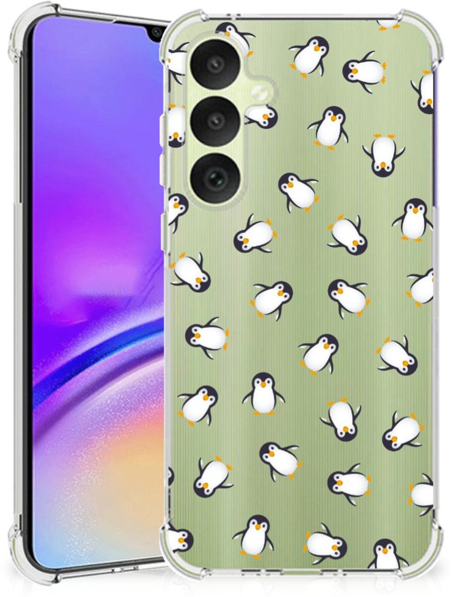 Doorzichtige Silicone Hoesje voor Samsung Galaxy A35 Pinguïn