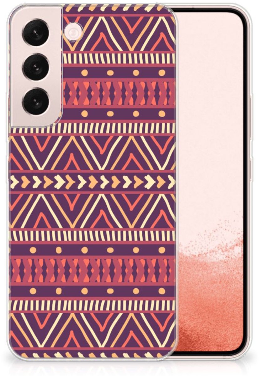 Samsung Galaxy S22 TPU bumper Aztec Paars