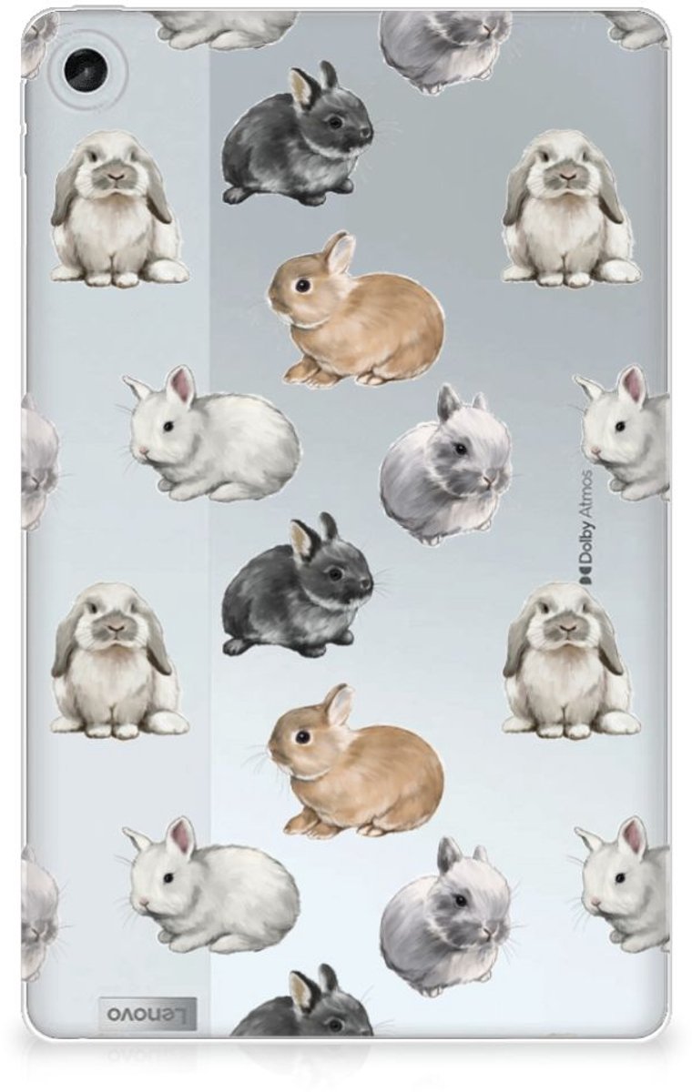 Back Case voor Lenovo Tab M10 Plus (3e generatie) Konijntjes