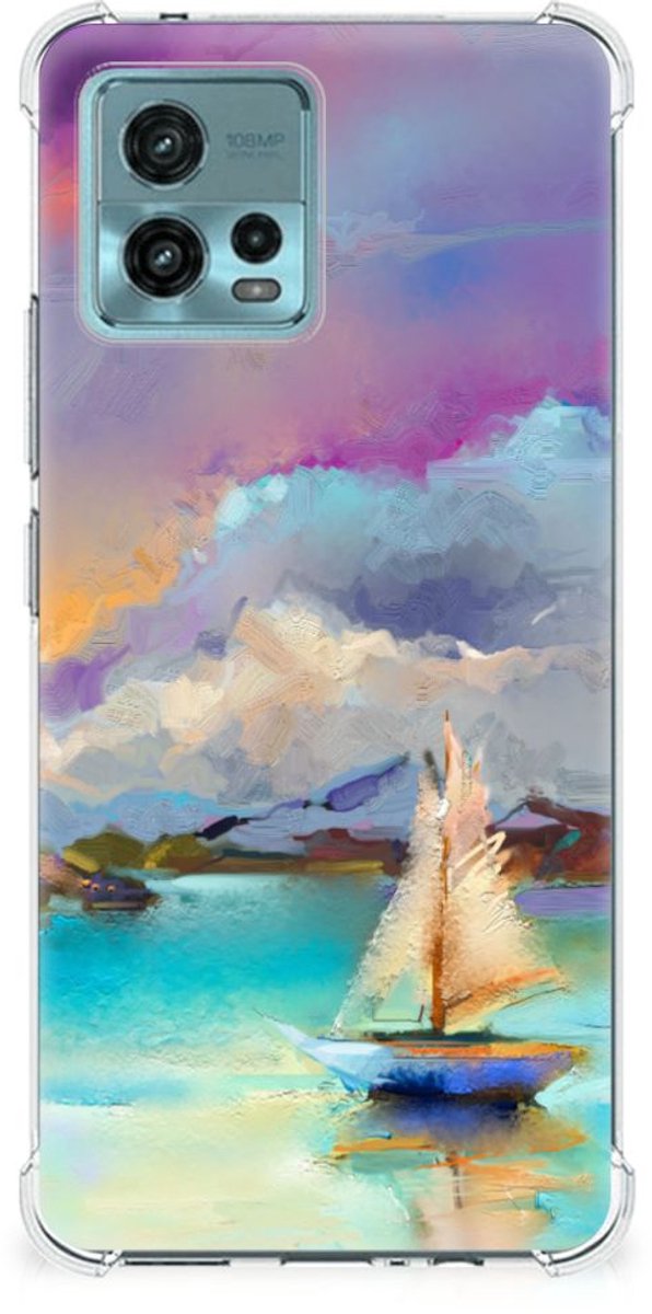 Back Cover otorola Moto G72 Boat