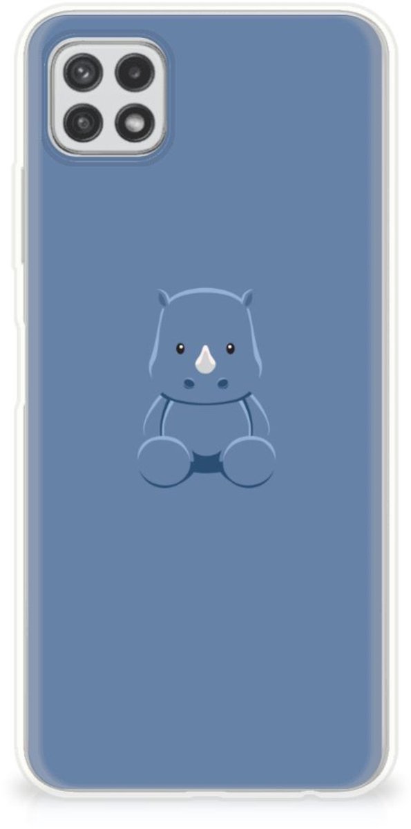 Samsung Galaxy A22 5G Telefoonhoesje met Naam Baby Rhino