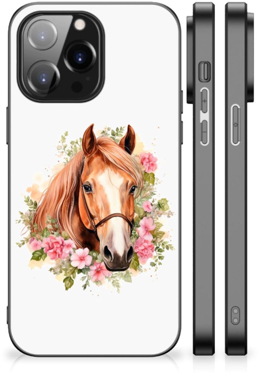 Dierenprint Telefoonhoesje voor iPhone 14 Pro Max Paard