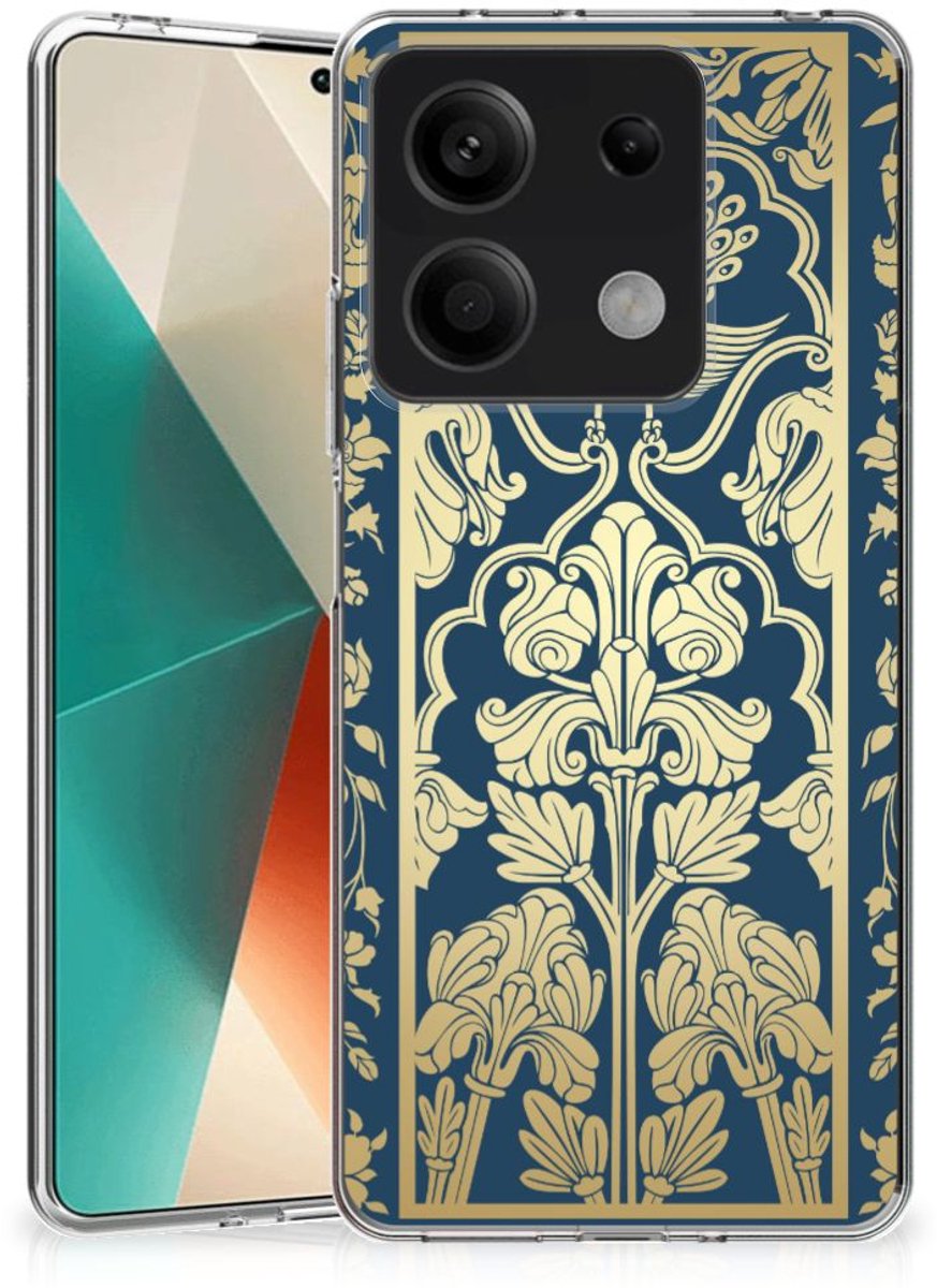 Xiaomi Redmi Note 13 5G TPU Case Beige Flowers