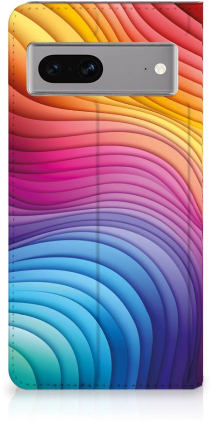 Étui avec support adapté à Google Pixel 7 Rainbow