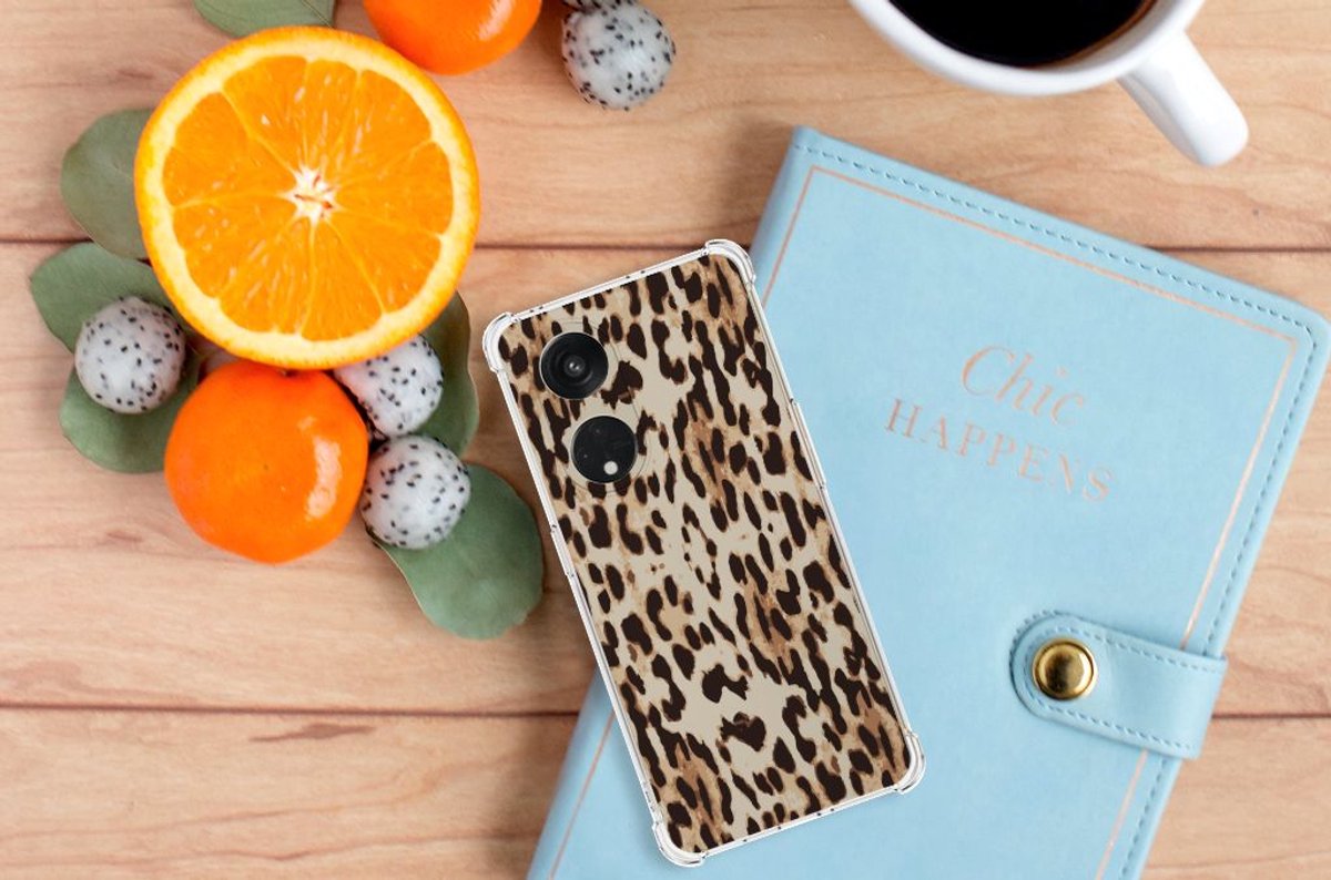 OPPO Reno8 T 5G Case Anti-shock Leopard