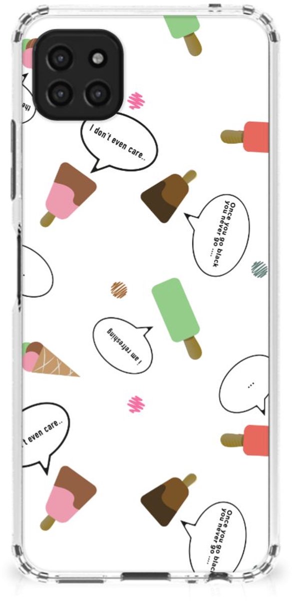 Samsung Galaxy A22 5G Beschermhoes IJsjes