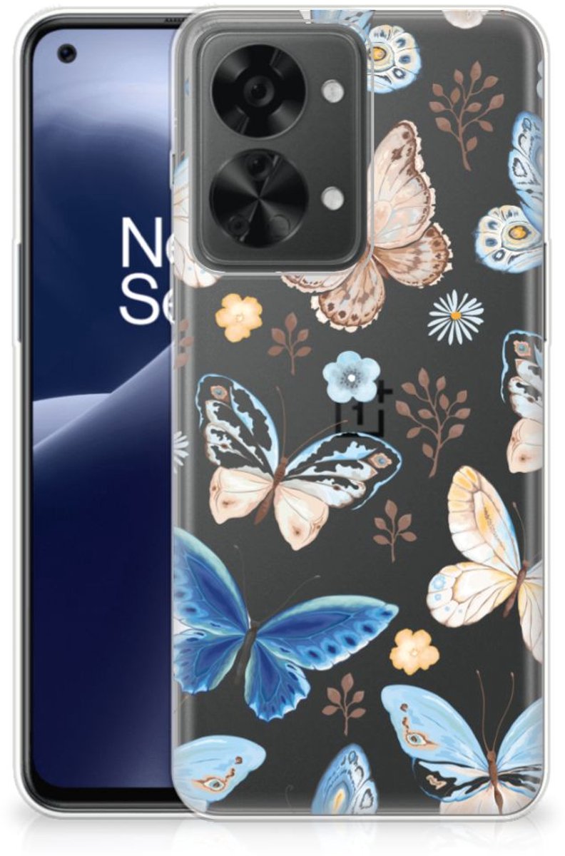 TPU Hoesje voor OnePlus Nord 2T Vlinder