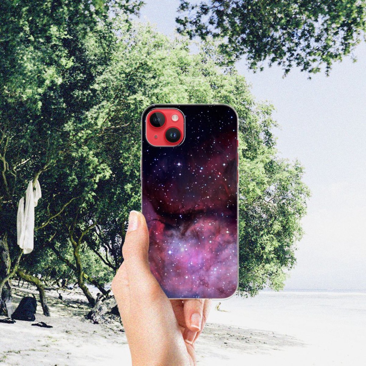 TPU Hoesje voor iPhone 14 Plus Galaxy