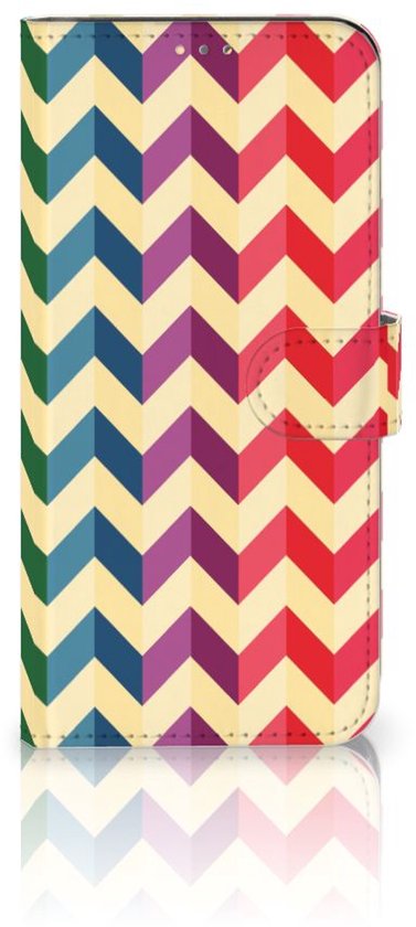 Belle coque de téléphone OPPO A15 Coque pour smartphone Zigzag Color