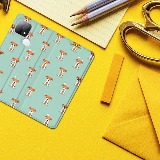 OPPO téléphone OPPO A15 Bookcase Pups