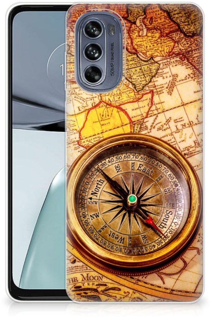 Motorola Moto G62 5G Siliconen Back Cover Kompas