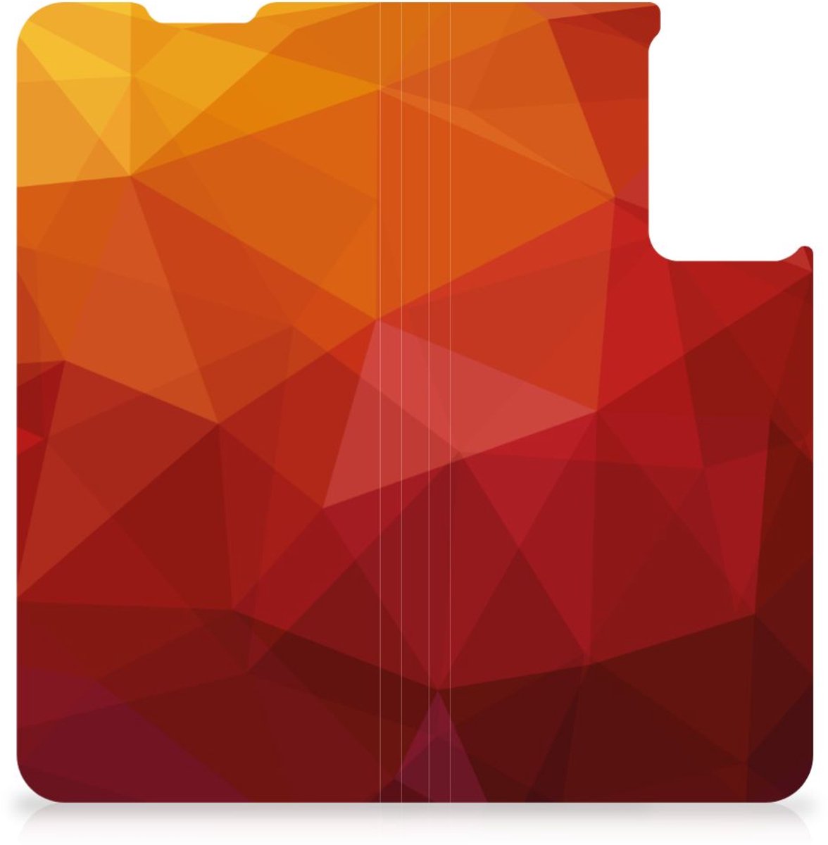 Stand Case voor OnePlus Nord CE 2 5G Polygon Red